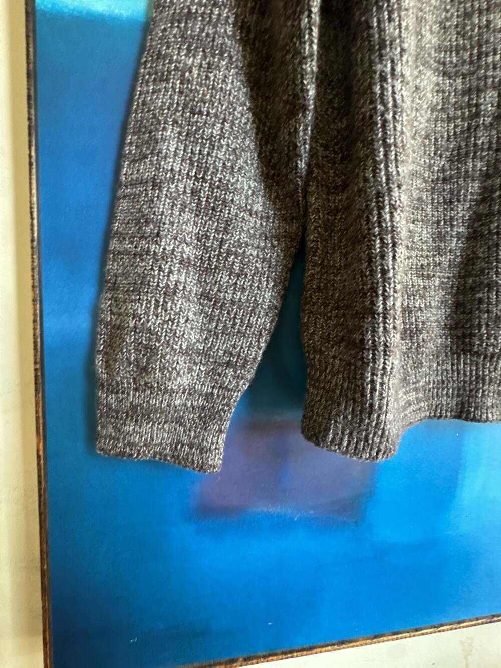 musinsa standard Men's Crewneck Knit Sweater in Brown Heather - Picture 3 of 6